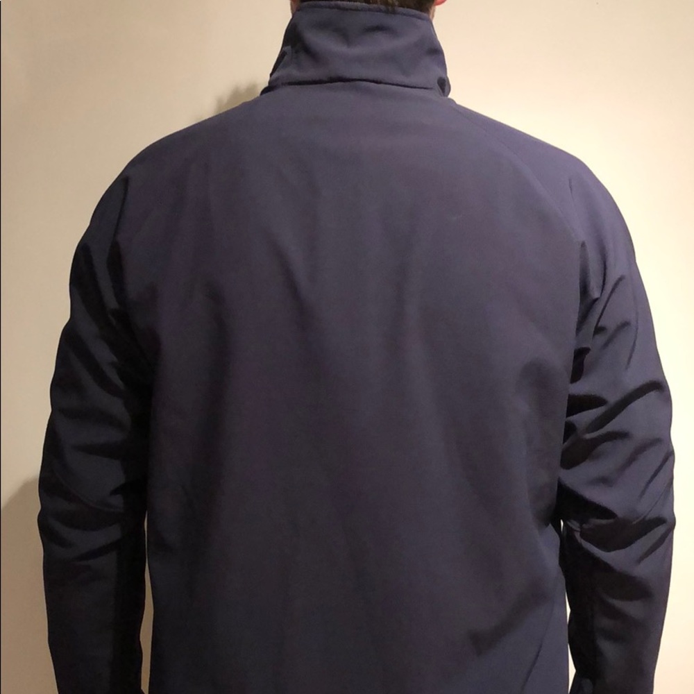 Navy Waterproof North Face Pullover 1/4 Zip Jacket - Picture 6 of 8